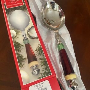 Lenox Holiday Gathering Table Spoon for serving. 9.4 inches.
